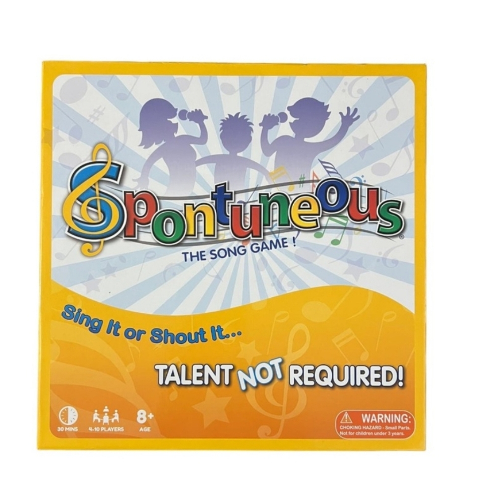 NEW Spontuneous The Song Game Sing It or Shout It Talent Not Required